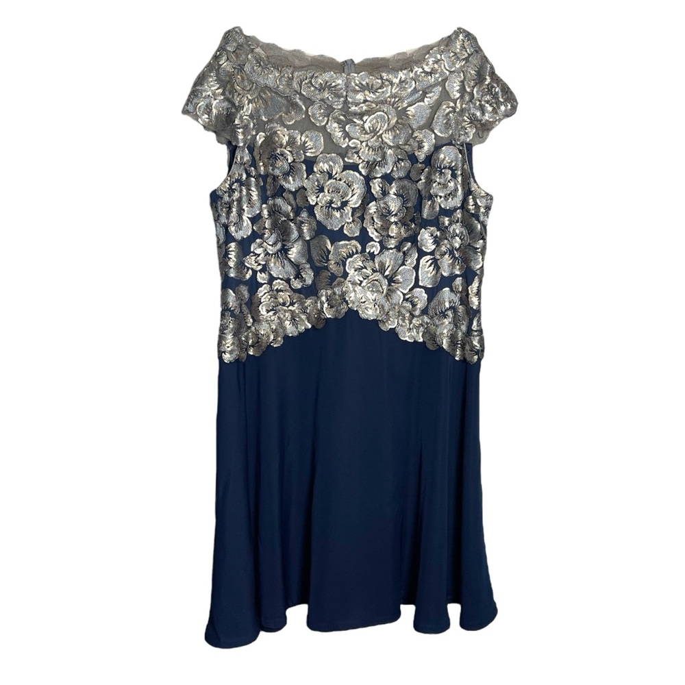 Tadashi Shoji Lavender Satin Dress NWOT